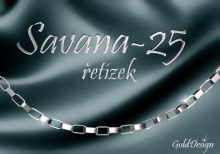 Savana 25 - řetízek nerez ocel